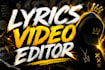 create an animated lyrics video for your song