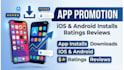do android mobile app promotion IOS app rating
