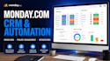 setup monday com workflows, automation, CRM and project management