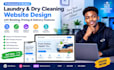 create a modern laundry and dry cleaning website with booking pricing delivery