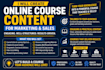 create online course content for marketing and sales masterclasses
