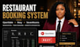 setup opentable, resy, and sevenrooms reservation booking system for restaurant