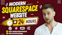 design and redesign squarespace business website