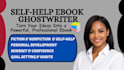 ghostwrite a self help and personal development ebook