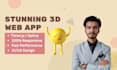 build an interactive 3d website using threejs and spline
