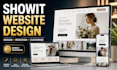 design, redesign and customize showit website and showit template