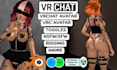 do nsfw vrchat vroid 3d nsfw avatar humanoid vrchat upload, 3d vtuber model