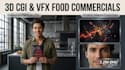 design a 3d cgi commercial with vfx and dynamic motion graphics