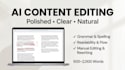 edit and improve your ai generated content