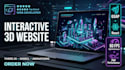 develop a custom interactive 3d website using gsap and react
