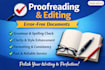 proofread and edit your documents with accuracy and meet tat