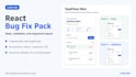 fix react javascript frontend bugs and UI issues