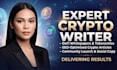 write crypto copywriting, defi whitepapers and web3 content
