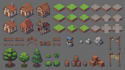 create isometric pixel tileset tilemap game assets for rpg strategy 2d game art