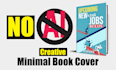design a premium minimal book cover with no ai