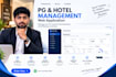 build a pg and hotel management web application