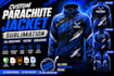 design custom parachute jacket sublimation and all over print