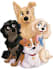 create disney pet portrait illustration