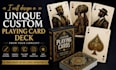 design a unique custom playing card deck from your concept