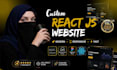 build a modern react js website website developer
