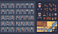 do rpg maker mz, mv character design sprite sheet 2d game character rpg maker mz