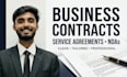 draft business contracts, service agreements and ndas