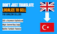 translate and optimize your amazon listing into turkish