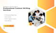 write professional blog posts and articles