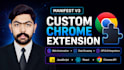 develop custom chrome extension manifest v3 web automation