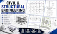 do civil and structural engineering design analysis and cad drawings