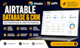 build airtable database CRM automation and softr client portal