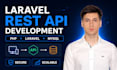 develop a laravel rest API backend