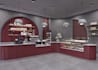 redesign cafe interior layout, coffee shop render restaurant space optimization
