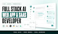 build ai web app, ai saas mvp, custom ai software as full stack ai developer