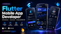 develop a flutter mobile app for android and ios