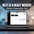 build a modern next js react website for your business