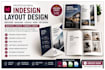 indesign brochure design, adobe indesign layout magazine catalog book pdf design