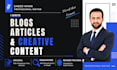 write engaging blog posts, articles, and creative content