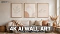 create 4k ai wall art printable posters with midjourney