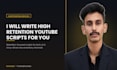 write high retention youtube scripts