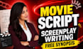 write movie script, screenplay, feature film script comedy script, screenwriting