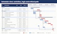 create construction project schedule using primavera p6 and CPM