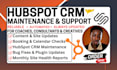 provide monthly maintenance and support for your wix, squarespace and hubspot