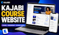 design a kajabi online course and membership website