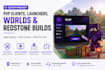 create custom minecraft pvp client, high quailty minecraft, launcher, redstone
