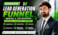 build a gohighlevel lead generation funnel, sales funnel