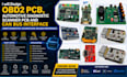 design obd2 pcb, automotive diagnostic scanner pcb and can bus interface