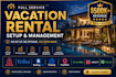 setup listing on airbnb, lodgify, guesty, vrbo, hospitable, ownerrez, hostaway