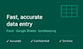 do accurate data entry, copypaste, and document organisation