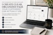 write clear faqs and help center content